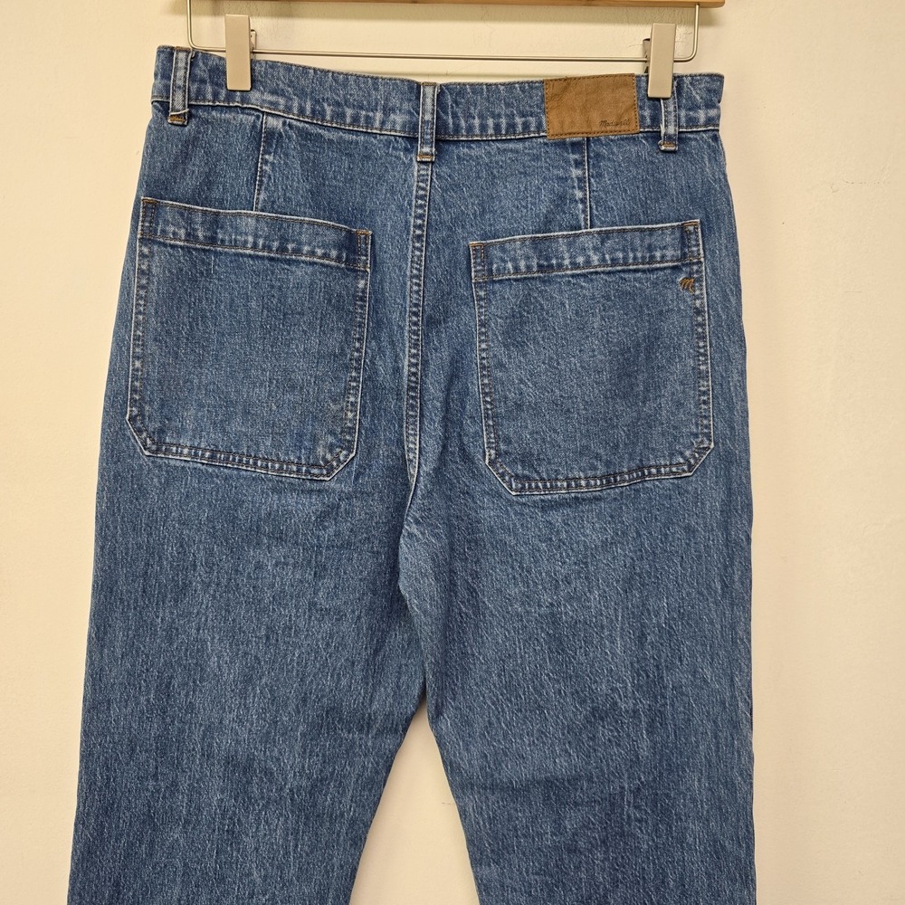 Madewell 90s Straight Cargo Jean Size 30 Denim Womens Straight Leg Utility Pant - Picture 7 of 12